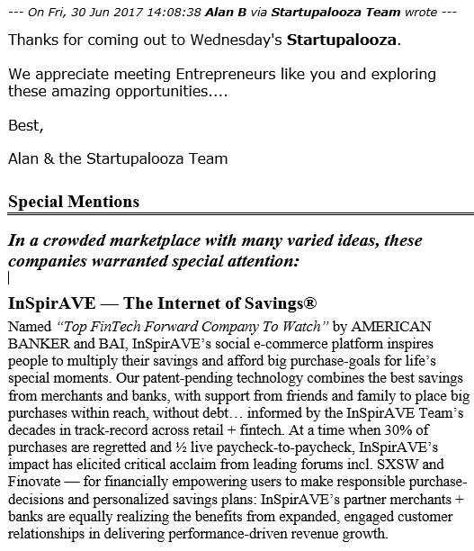 om_kundu's tweet photo. @yegor1us @InSpirAve @startupalooza @iBreakfast @dmgerbino @hkillcoyne @mitgc_cm @kitkrash @superelisefu @jpunishill @psb_dc @WeWork @MarkMkrofchik Thx for #SpecialMention @InSpirAVE 🙌A tribute to our Team+Community setting Us&amp;All apart 2 #SaveForWhatMatters
#fintech
#ecomm
#Independence https://t.co/XTcjsiU4mW