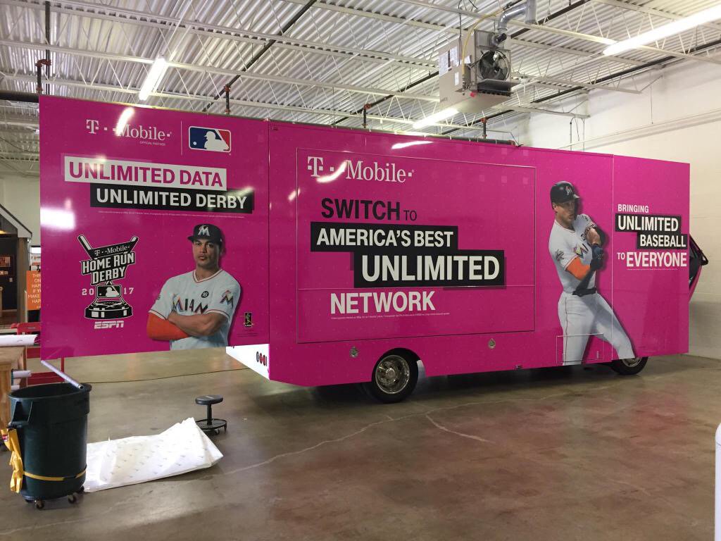 Look what's getting ready to head to the MLB All-Star game in Miami!