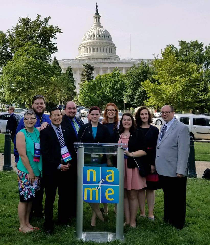 kukugirl64's tweet photo. I'm so fortunate to go to a place that let's me advocate for the thing that I love and want to spend my future in. #NAfMEHD17 #NHMEA #SNHU https://t.co/xeJaBe8Nsm