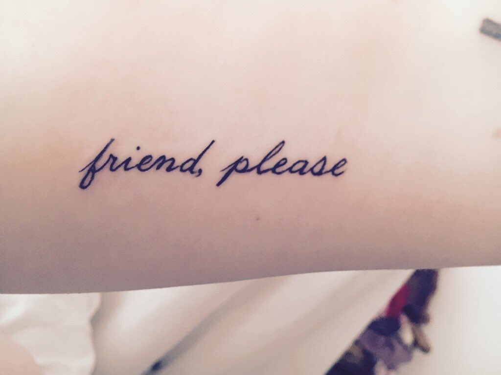 EmberGray's tweet photo. Newest tattoo just when I needed it most #7 #tøp #friendplease https://t.co/TMG3VKHJQS