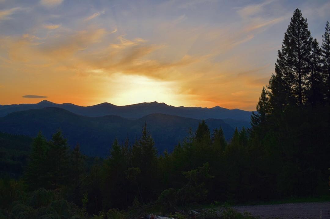 Sunset in Gladstone Provincial Park. What's your favourite park in Boundary Country? 📷: vals_snapshots (IG)