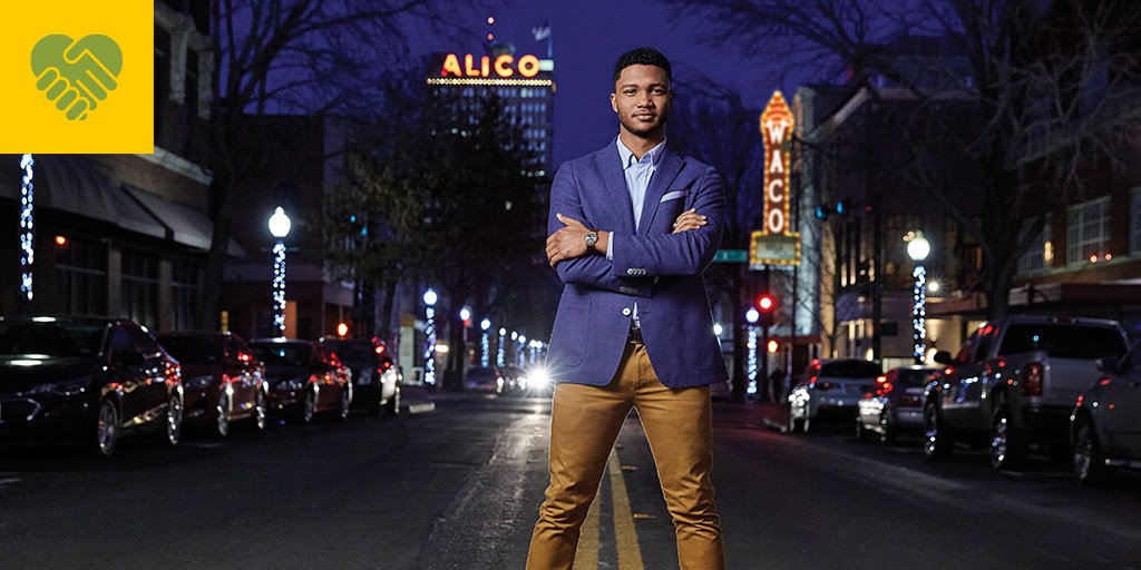 Baylor's tweet photo. "It’s alive now. Downtown is bustling, and it’s a whole different feeling.”

Meet #Baylor Bears transforming #Waco: https://t.co/VXT0H95pBP https://t.co/IBZcmEuhMf