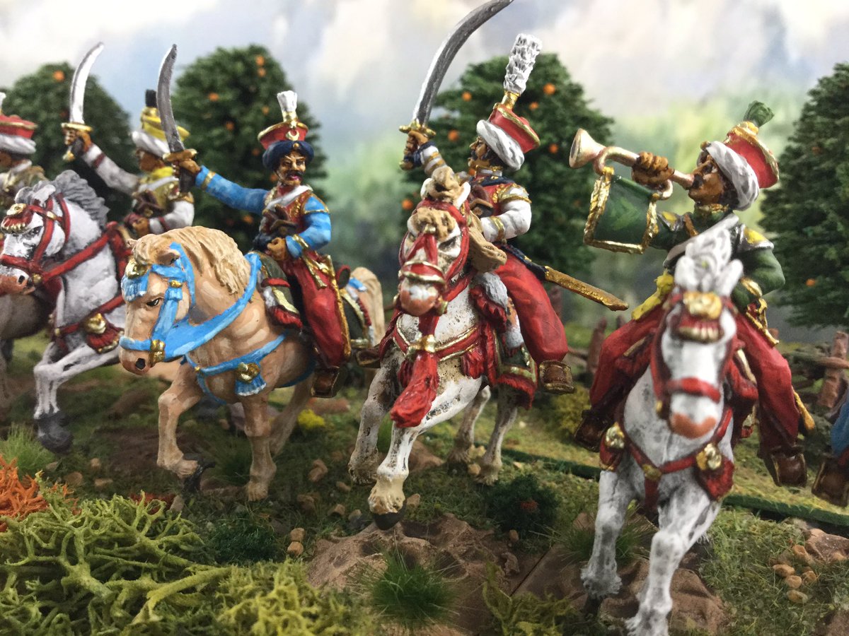 Oldwargamer's tweet photo. #Mamelukes of the #Napoleonic #French #ImperialGuard the most exotic of all Napoleonic troops @GRINGO40S #wargames #wargamer #25mm https://t.co/WT8jzK98Br