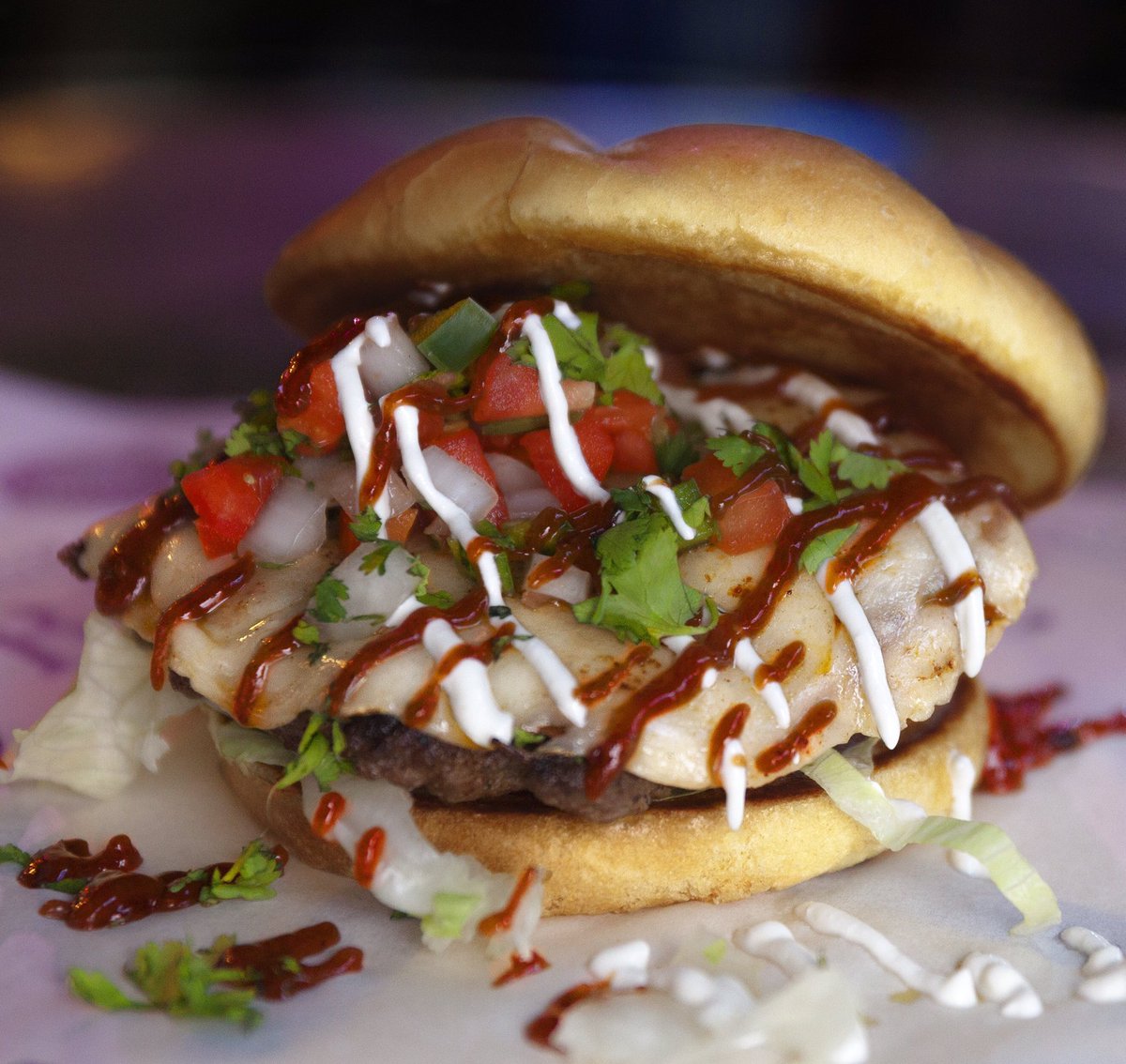 SBBurgerjoint's tweet photo. For every Queso Fundido Burger purchased in July, S&amp;B's will donate $1 to @specialcareokc! https://t.co/mCu4iFw9Pb