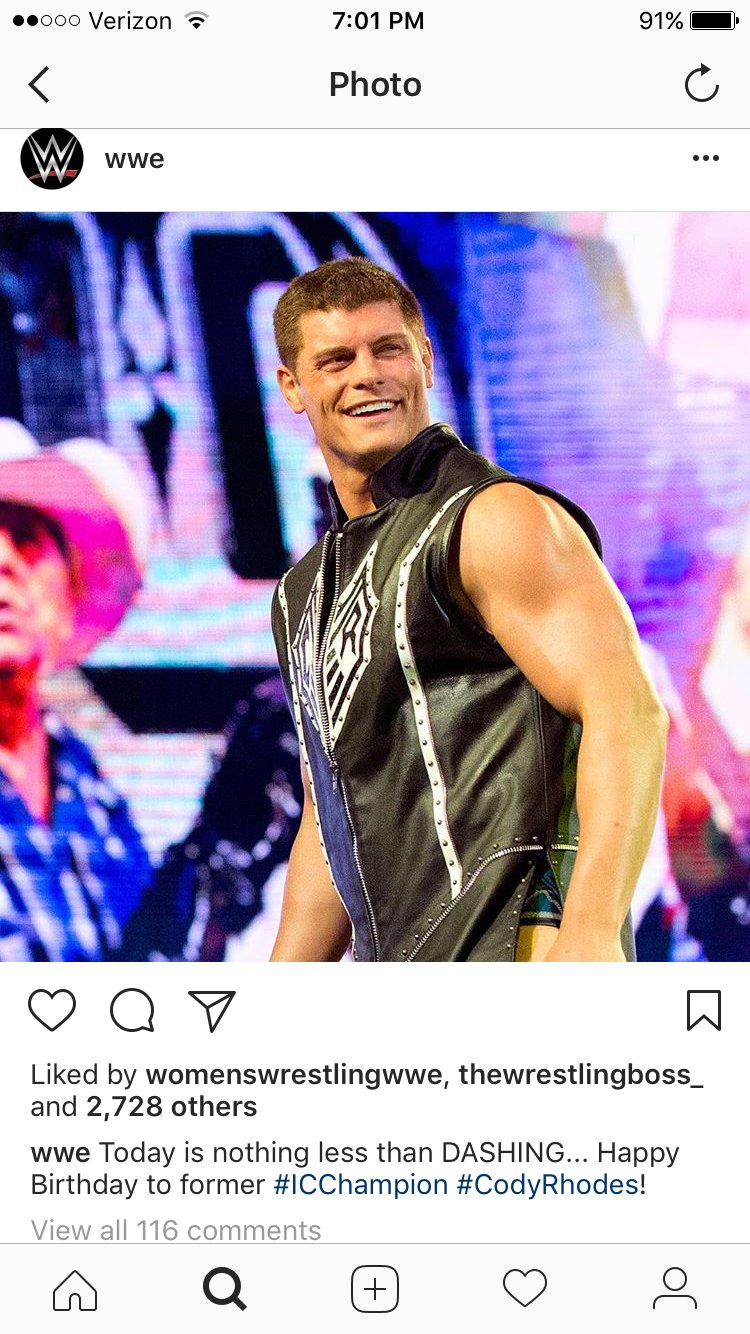 WWE wished Cody Rhodes a Happy Birthday  