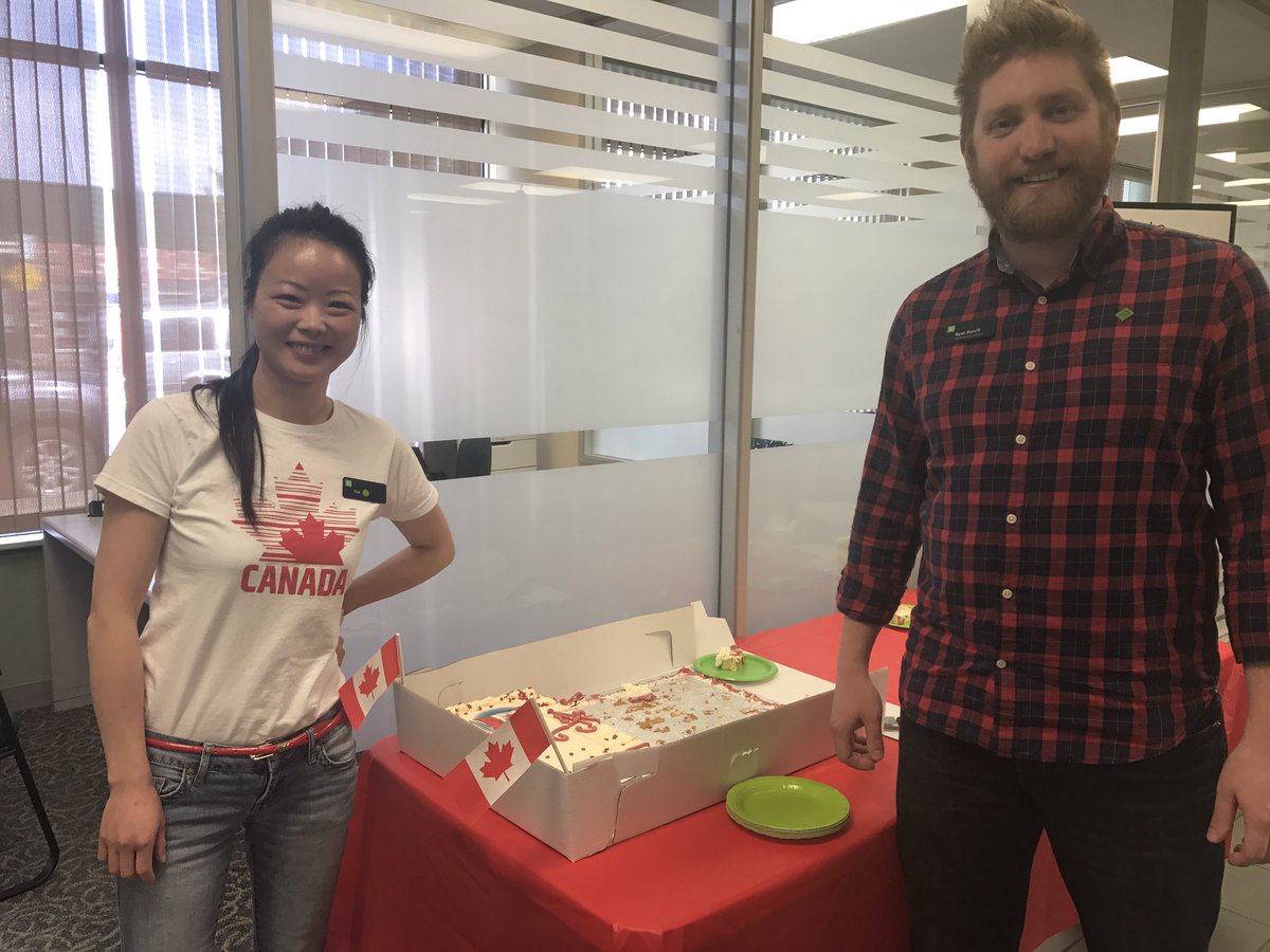 Charlene_TD_'s tweet photo. Celebrating Canada's 150th #team0679 #canada150 @DavidGolen_TD @MauroManzi_TD @AndrewP_TD @jckupiak @Christina0679 https://t.co/6gm3YiteAb