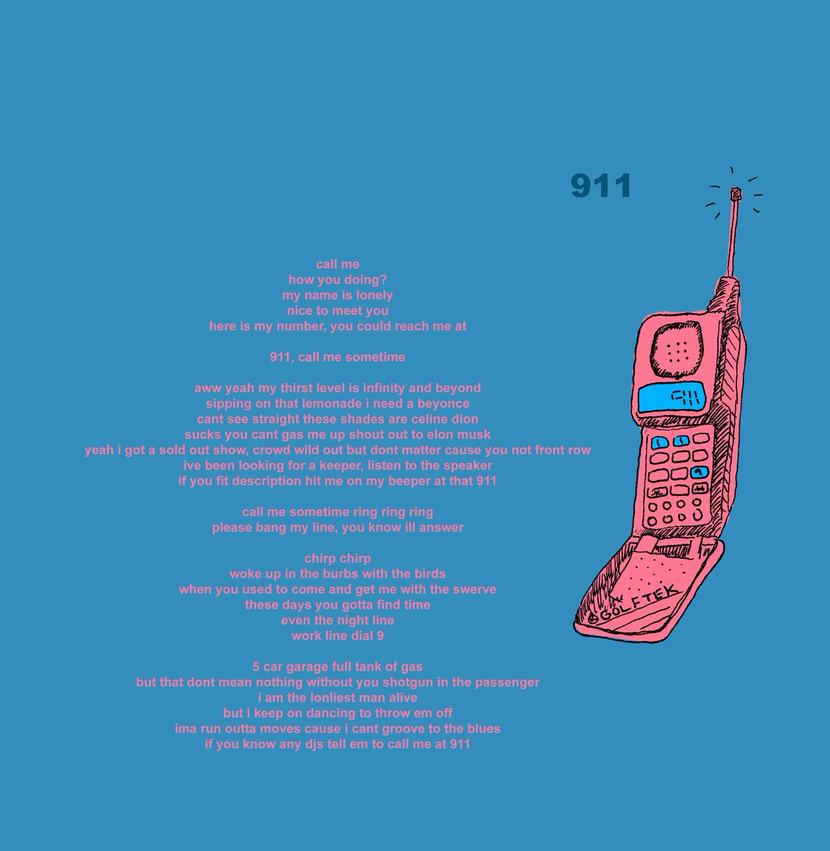 tylerthecreator's tweet image. 911