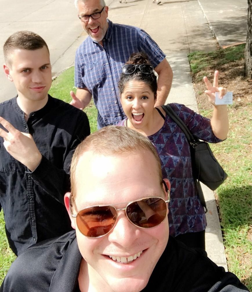 Some of your team leaders and staff enjoying the city of #Houston. 

#elcayg2018