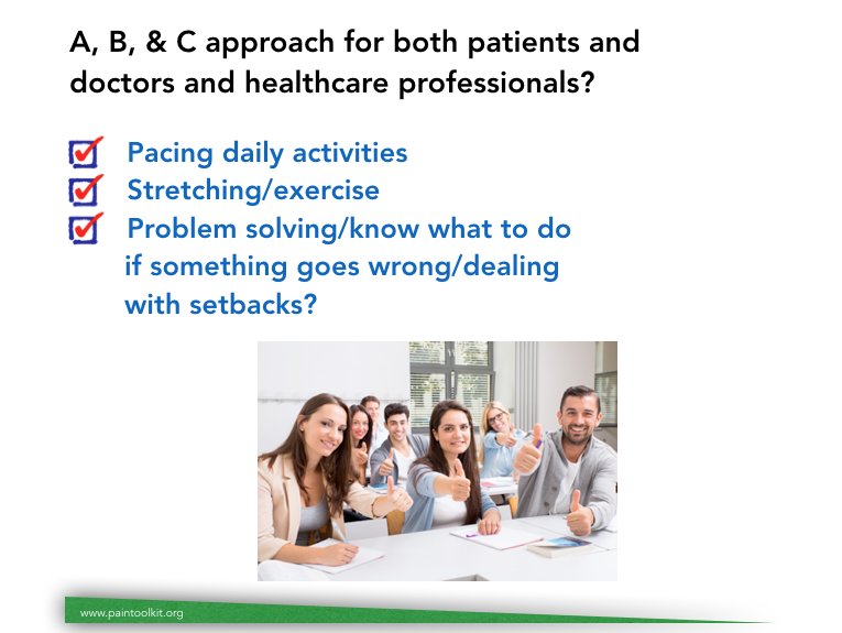 paintoolkit2's tweet photo. The A, B, &amp; C approach for pain self-management? https://t.co/KdR25TkJ6s #BPSASM50th https://t.co/AdgOlTBn8b