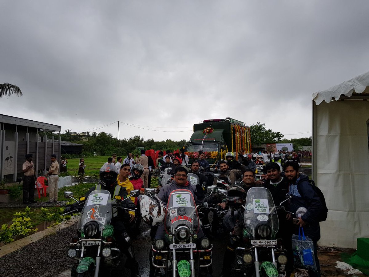 The Bikers Group is all set to rally 2000 km for a mass movement #Maha4CrPlantation #LetsMakeMaharashtraGreen