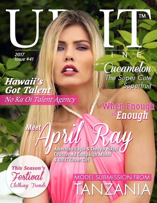 Issue #41: Meet April Ray, #AmericanEagle and #TeenyBBikiniCouture Ad Campaign #Model and #URIT #CoverGirl! Issue available soon.
#uritmag