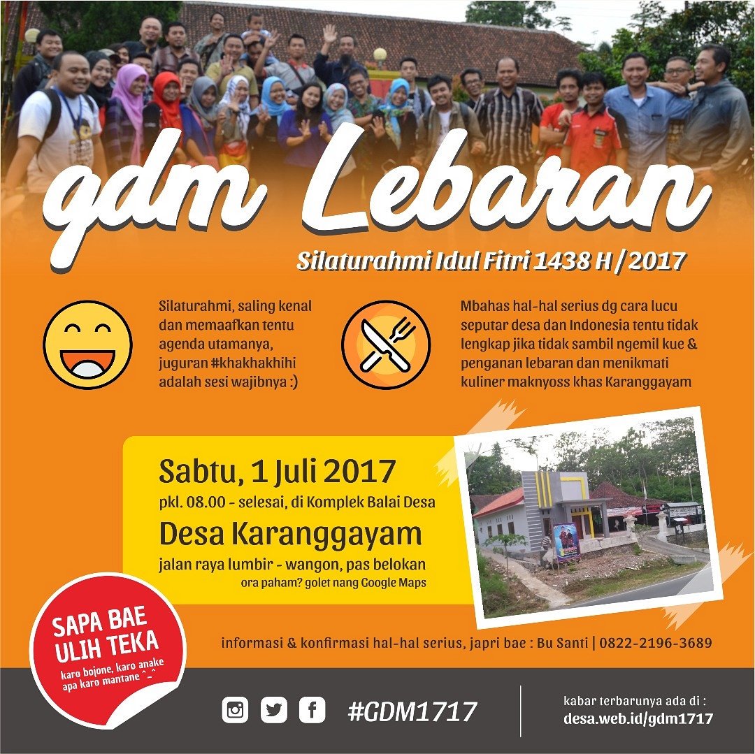 Silaturahmi <a href="/desamembangun/">Desa Membangun</a> #banyumas di Balai Desa Karanggayam, Kecamatan Lumbir, Banyumas cc <a href="/ganjarpranowo/">Ganjar Pranowo</a> <a href="/ir_achmadhusein/">Achmad Husein</a>