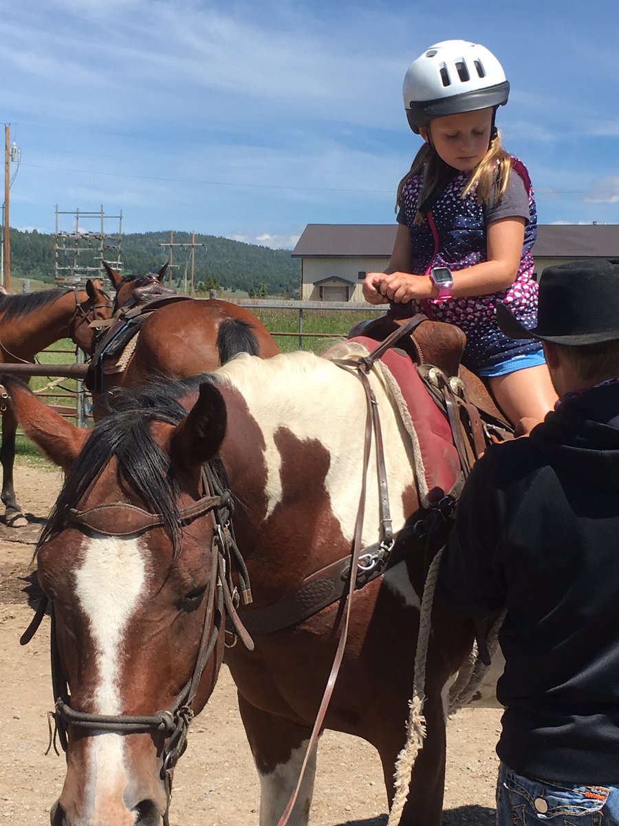 Horseback riding in West Yellowstone and exploring Ennis and VIrginia City, MT this afternoon.  #ExploreYellowstone