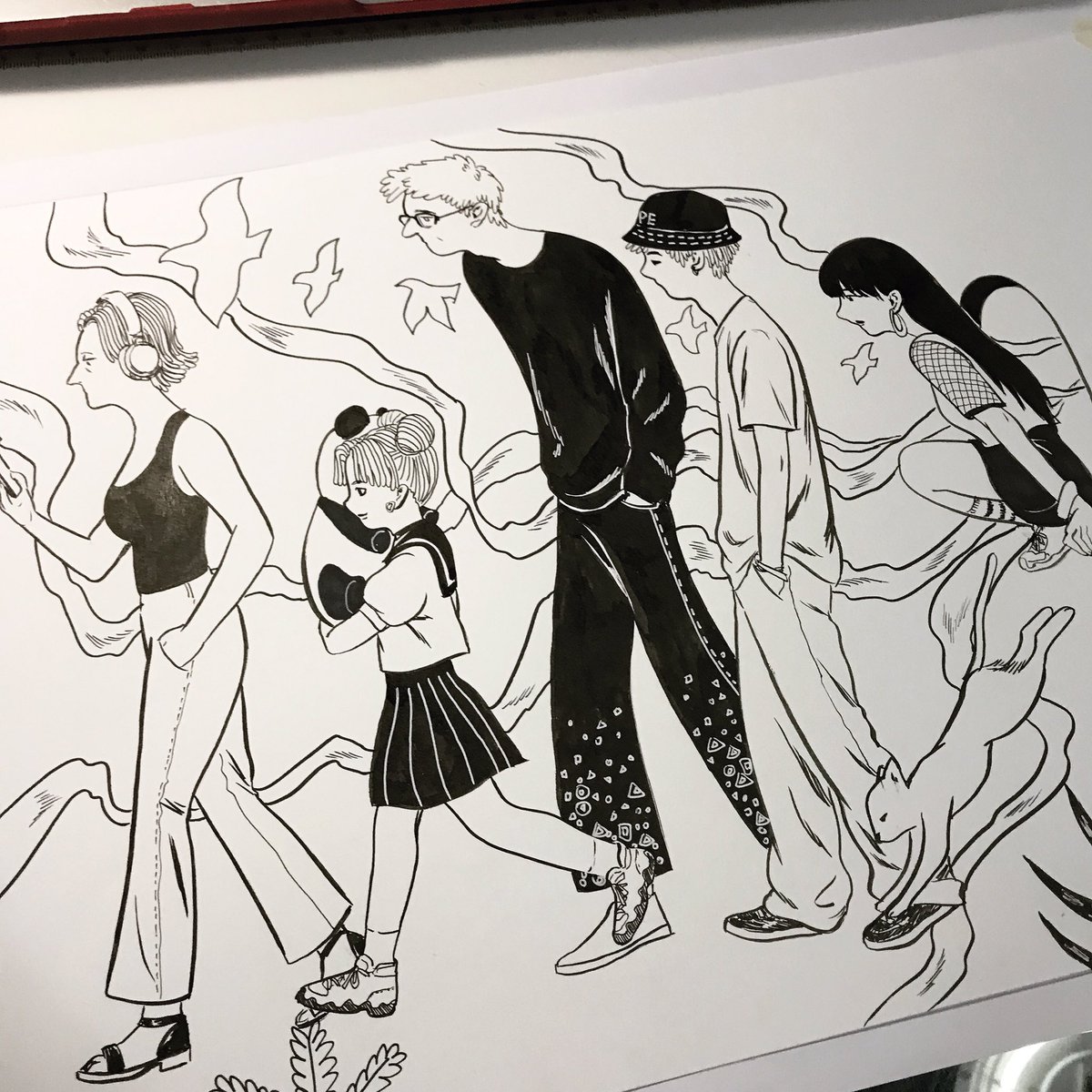 ychen_42's tweet photo. #ink #illustration #Illustrator #doodle #comic https://t.co/vHhQQaTNqP