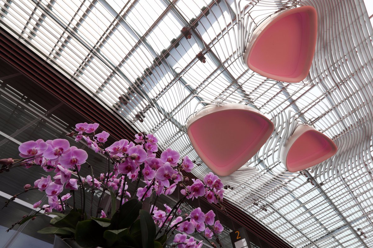 Caught a preview of <a href="/changiairport/">Changi Airport</a>’s new T4 ytdy. Impressed by the design &amp; automation. – LHL bit.ly/2tvDcyC