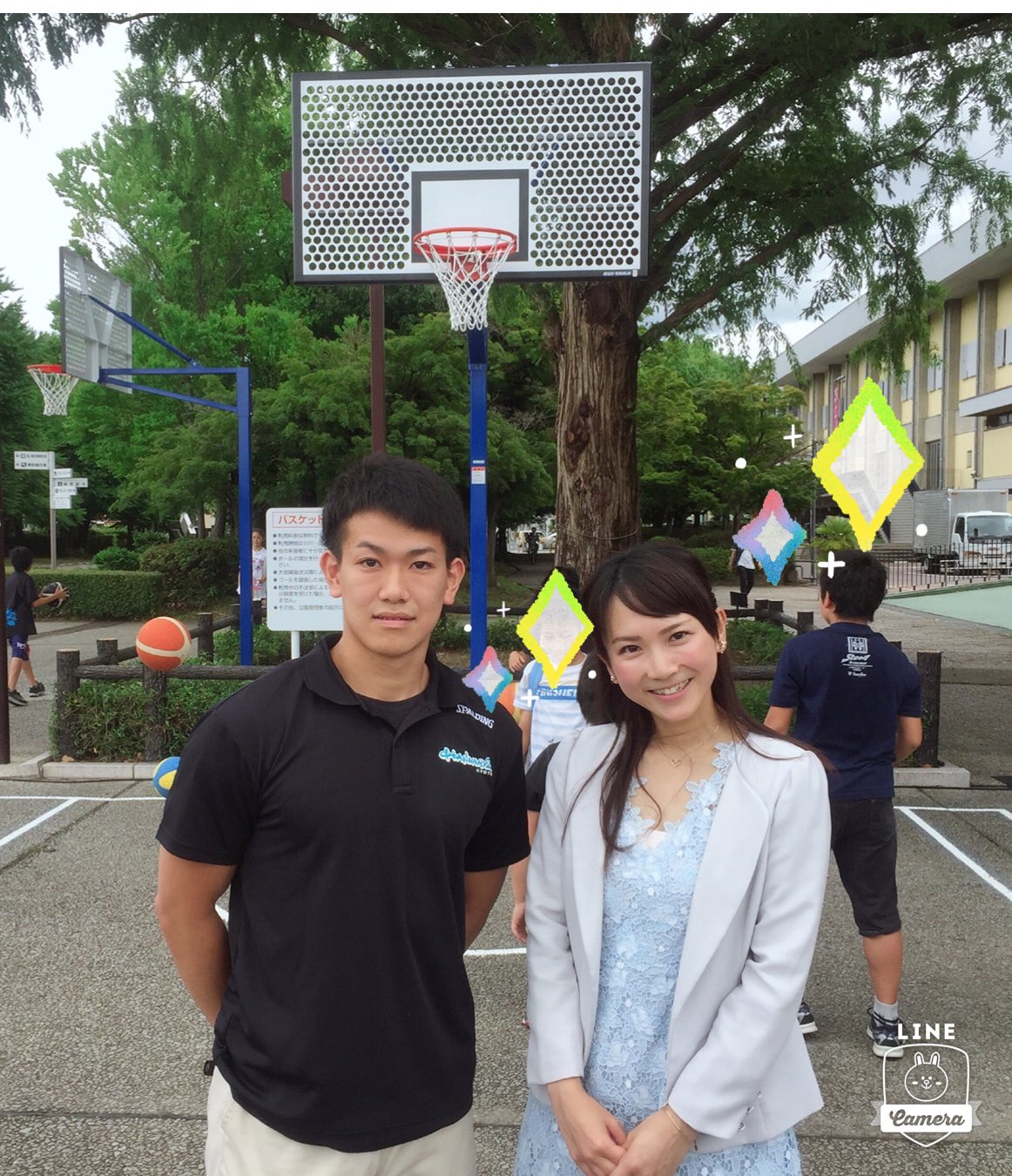 海平 和 Kbs京都アナウンサー なごみん 西京極総合運動公園バスケット ゴール除幕式 司会させて頂きました 夢が広がります 東京五輪の種目にも採用された3人制バスケット 京都から世界へ 京都ハンナリーズの伊藤達哉選手と 13時から新