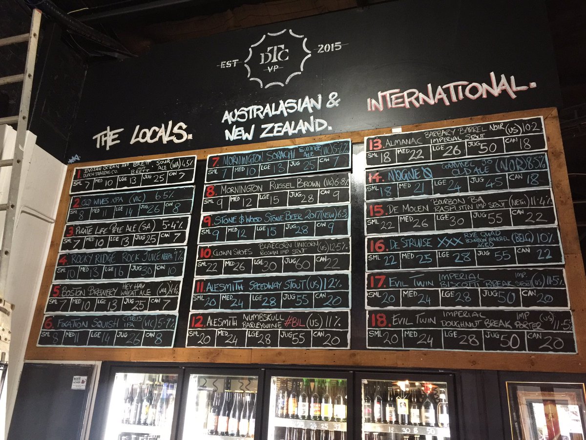 And here’s what the guys at DTC <a href="/dutchtrading_co/">Dutch Trading Co</a> have. On tap at the moment.