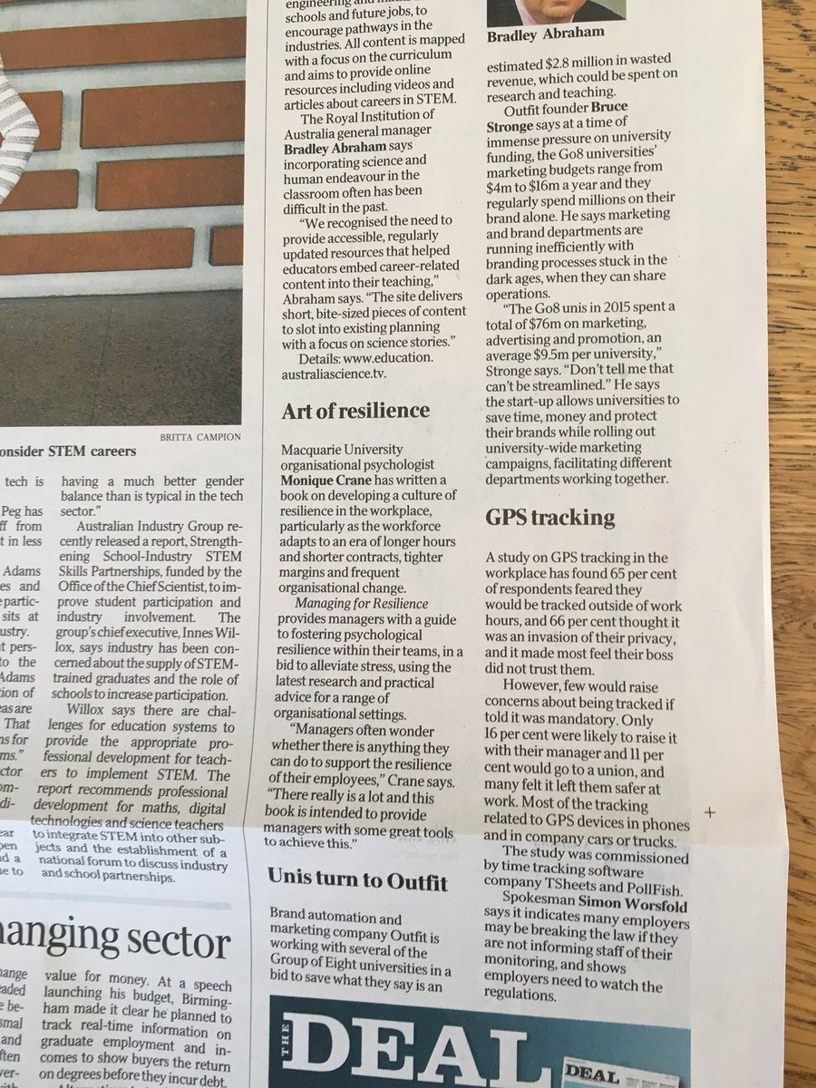 dan_szekely's tweet image. @Outfitio and @brucestronge in the Austrlaian saving universities millions on unnecessary design costs