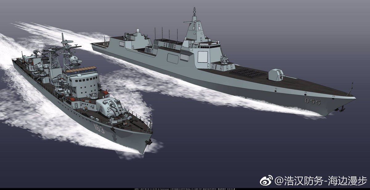 Впечатляющие темпы строительства боевых кораблей для ВМС НОАК в первом полугодии 2017 года 