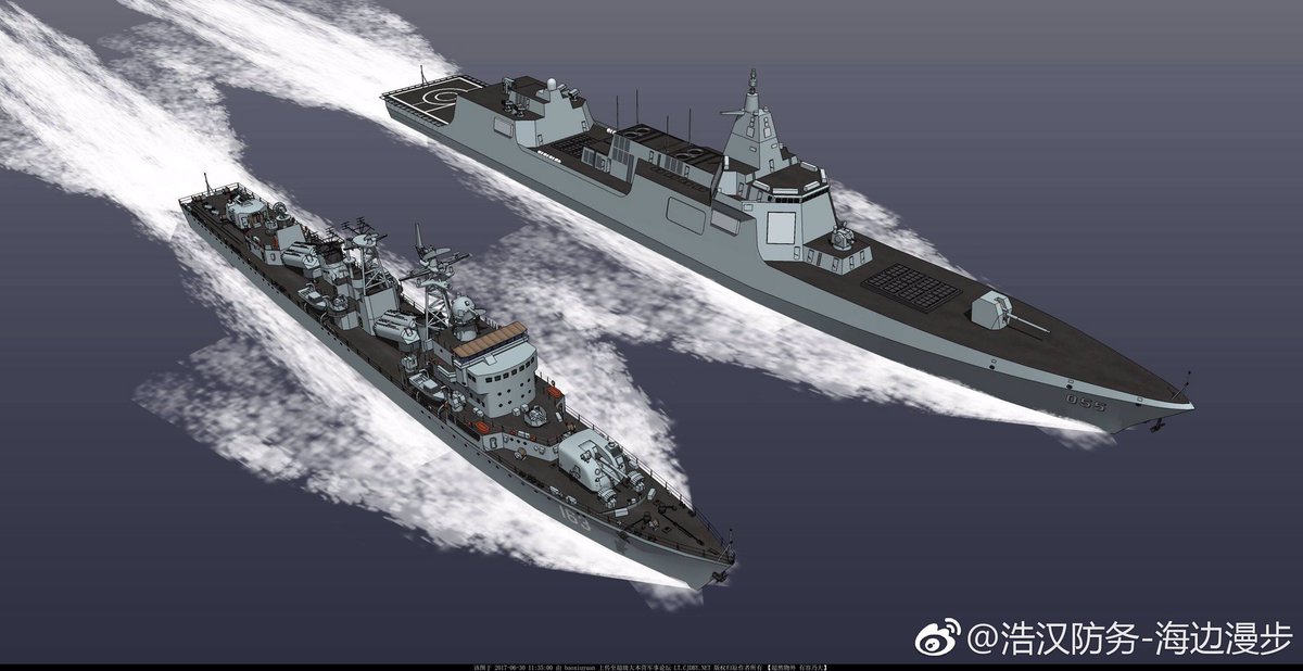 Впечатляющие темпы строительства боевых кораблей для ВМС НОАК в первом полугодии 2017 года 