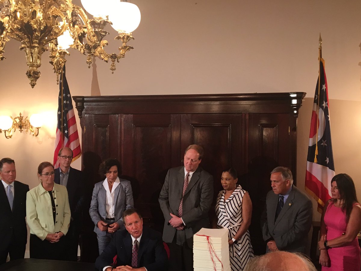 joingles's tweet photo. Gov Kasich says he did veto the Medicaid expansion freeze that was planned for July 2018. He says it wasn't the right thing to do. https://t.co/vPl0NxXjzw