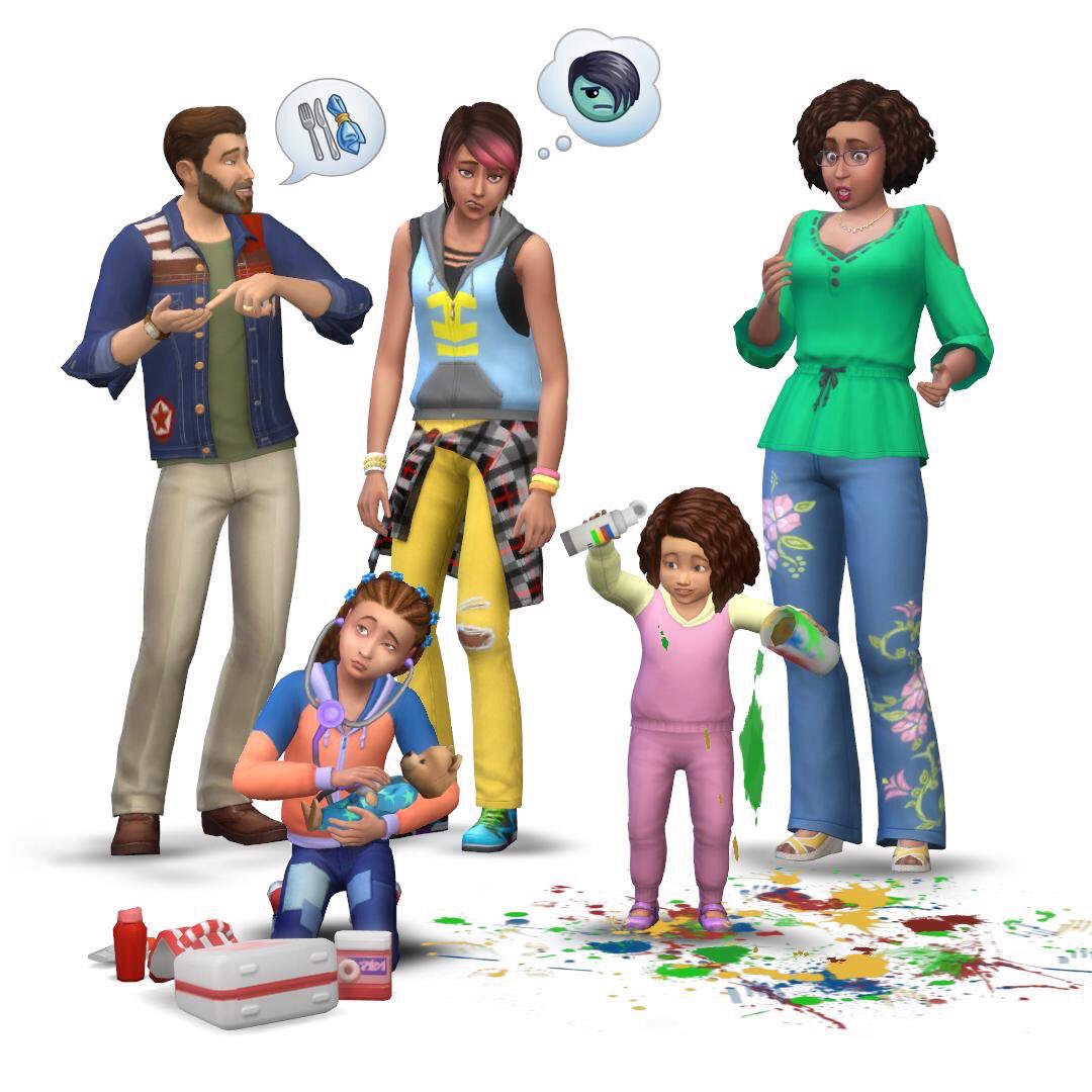 LosSimsMX's tweet photo. En mi Opinión; Los Sims 4 Papás y Mamás rompe con el típico esquema de crecimiento de las anteriores entregas, haciéndolo innovador. #SimsMX https://t.co/aFEEXdWgvr