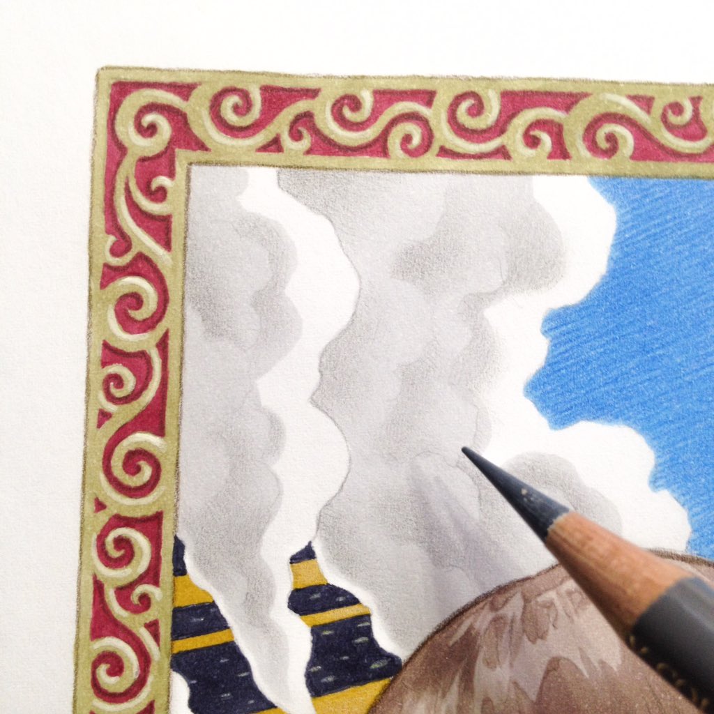 「コピックと色鉛筆でチマチマ描いてます。 」|窪之内 Eisaku 英策のイラスト