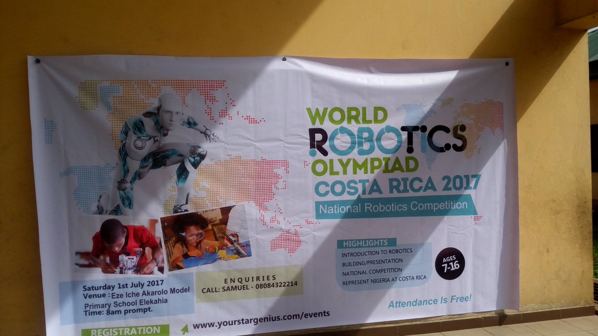 _NDLink's tweet photo. Young Star Genius, Organizers of this Nat. Competition give a brief introduction to the competing teams
#worldrobotolympiad #NDTechnology https://t.co/3VS45pRRTo