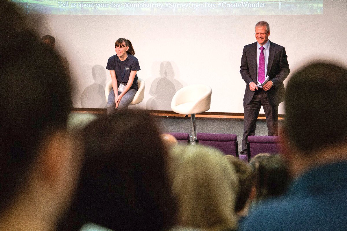 UniOfSurrey's tweet photo. Swing by our Discover Surrey talks to find out more about life on campus. Check here for times: https://t.co/gpSOG2nndh #SurreyOpenDay https://t.co/wEdGTHuqGj