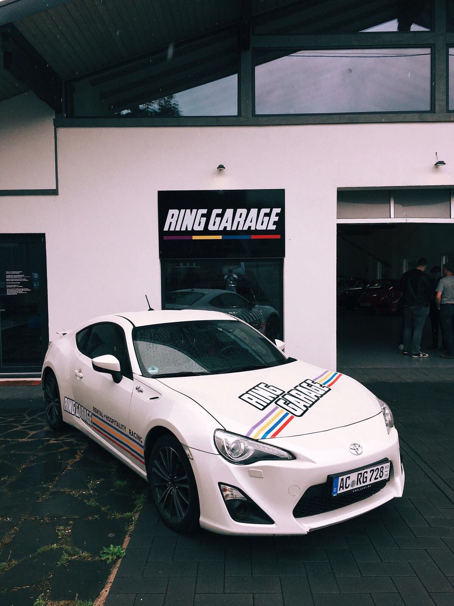 TheURTC's tweet photo. Ready for some fun at the Nurburgring with The Ring Garage #ringgarage https://t.co/zjOnHAhW0c
