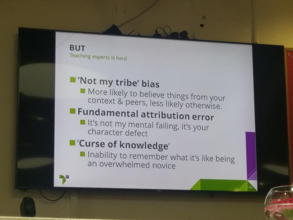 PhilippaCcuree's tweet photo. #learningconf17 @informed_edu moves on to the envirinment...
Nice framing David, but what about engaging with theory & practice? https://t.co/8C3MUnQReF