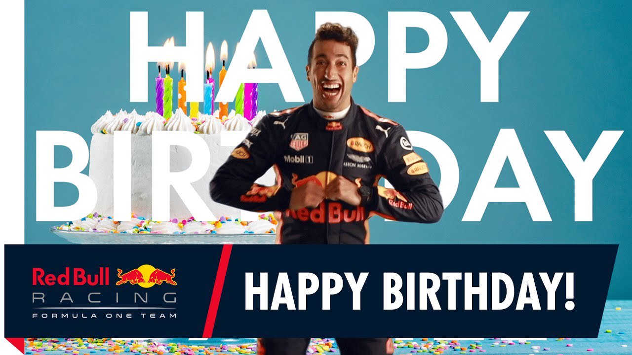 \HAPPY BIRTHDAY DANIEL RICCIARDO!\ -  