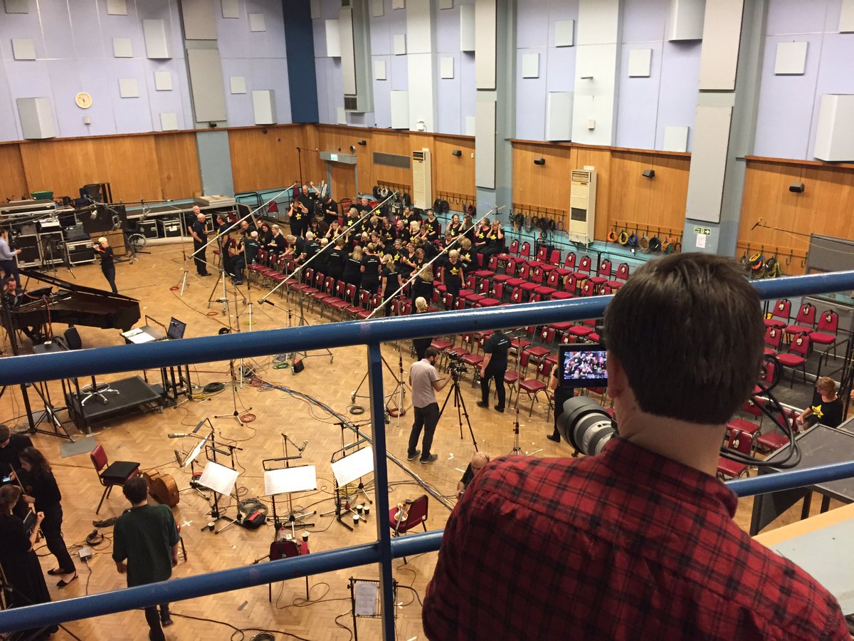 pixelboxfilms's tweet photo. Super excited to be filming @AbbeyRoad studios today for @RockChoir #abbeyroad #Beatles #filming @GregoryCMichael @seanpmoss @kirbyfilms https://t.co/jh10tmzS2I