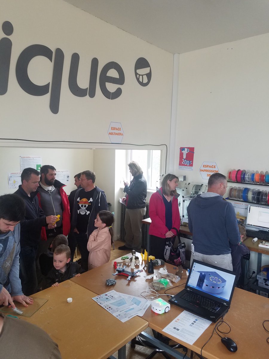 LaFabriqueRafCo's tweet image. Atelier impression 3D au #FestiLab !