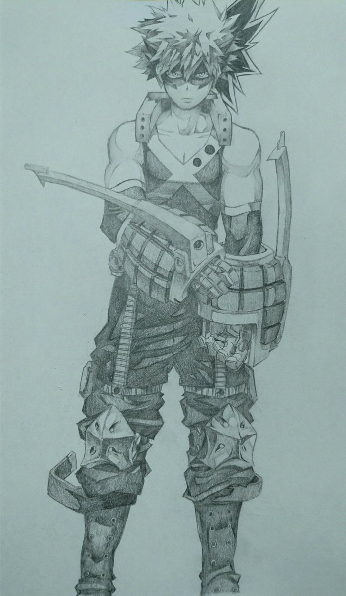 Twitter पर サイ 爆豪勝己 いつかの模写完成しました 僕のヒーローアカデミア 爆豪勝己 模写 イラスト