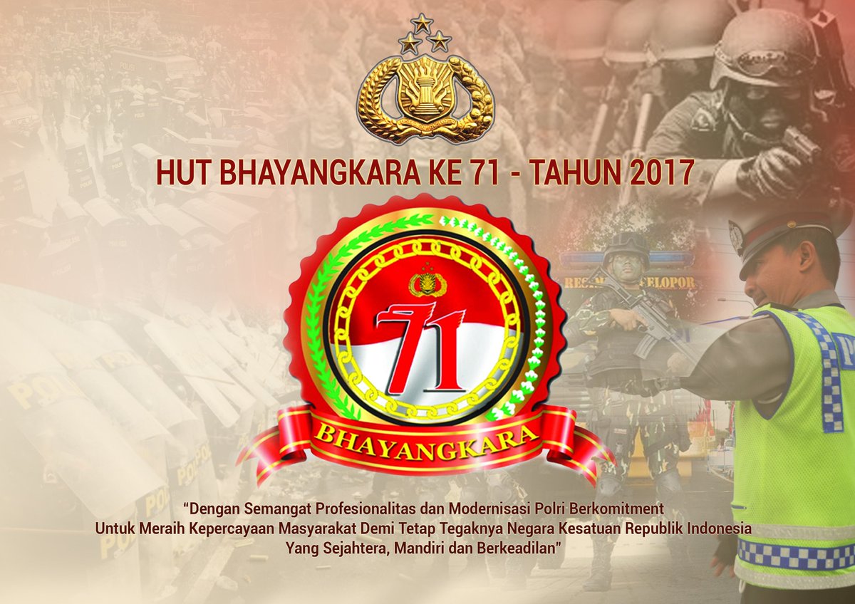 Dirgahayu Polri ke-71, semoga Polri kedepan semakin promoter dan sukses mengemban Amanat Rakyat....