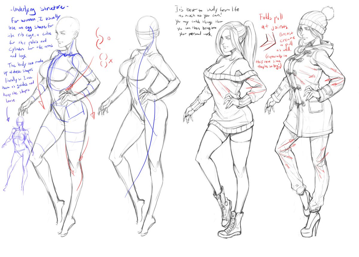 Lucia Alexa
Commission for https://t.co/KD9a1ps4Kt
Some notes on how I draw a figure and folds.
2015
https://t.co/0miLbJIw3T 