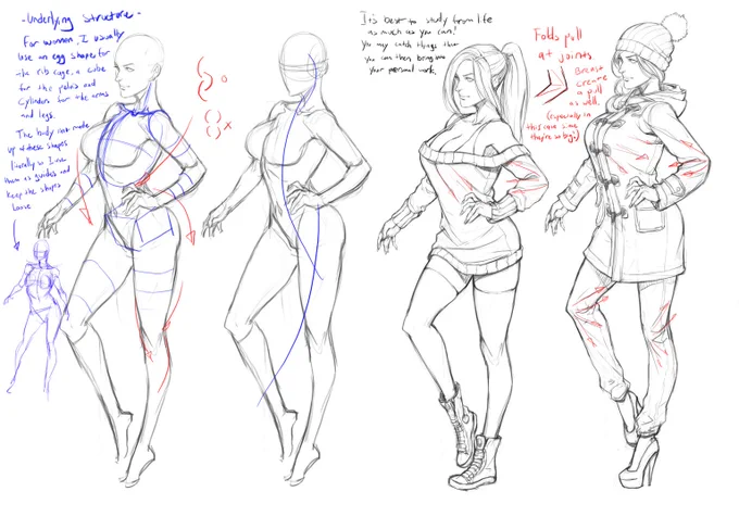 Lucia Alexa
Commission for https://t.co/KD9a1ps4Kt
Some notes on how I draw a figure and folds.
2015
https://t.co/0miLbJIw3T 