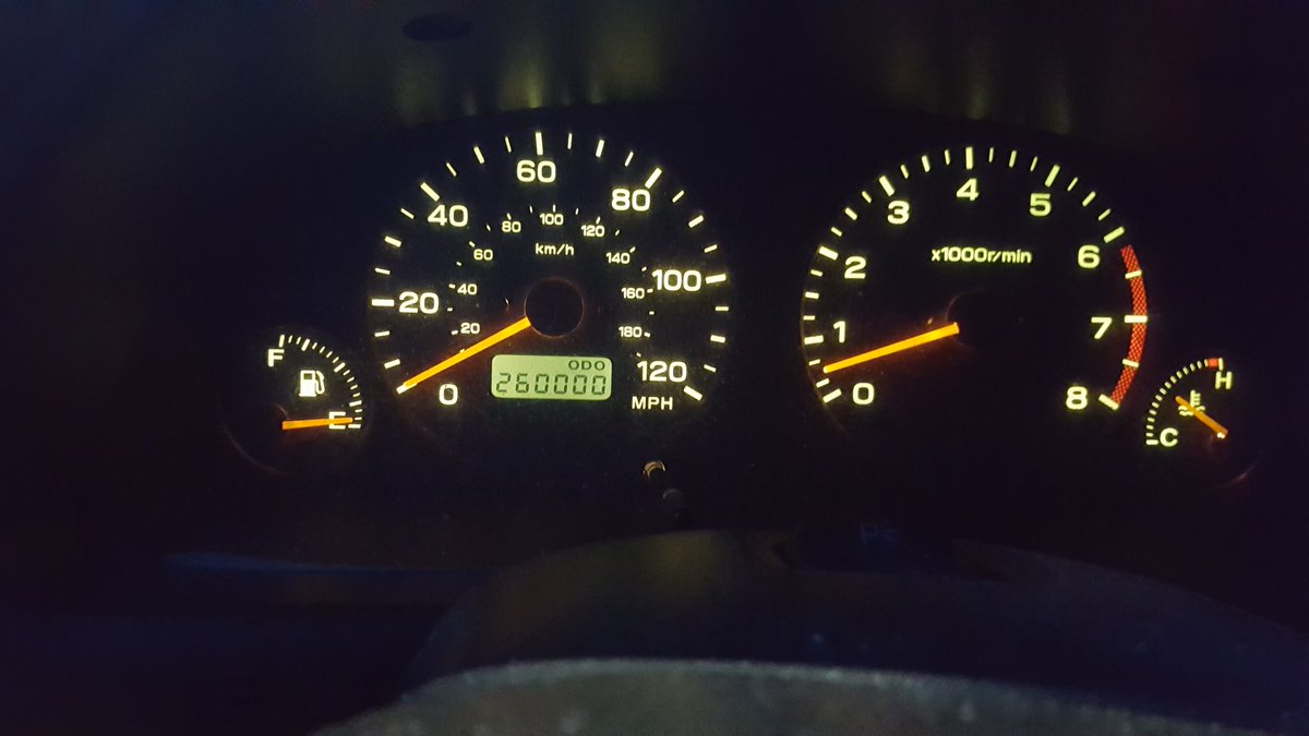 Luvnoregon's tweet photo. @subaru_usa every milestone i fall more and more in love with my pokey little 2000 Forester https://t.co/EiVeKUq0ru