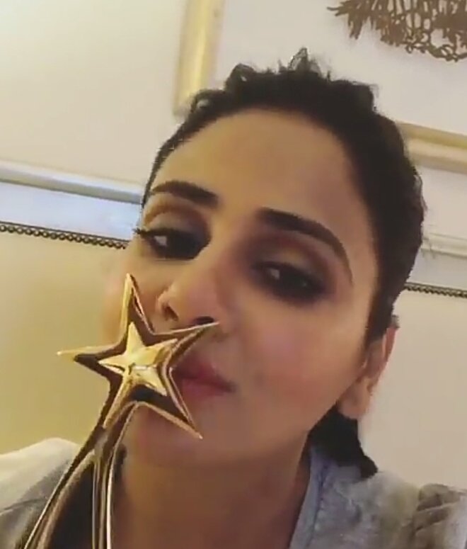 Congrats @TheParulYadav Mam For Winning Best Actress Award For #KillingVeerappan :) 👏👏 #SIIMA2017 You Deserve It :)