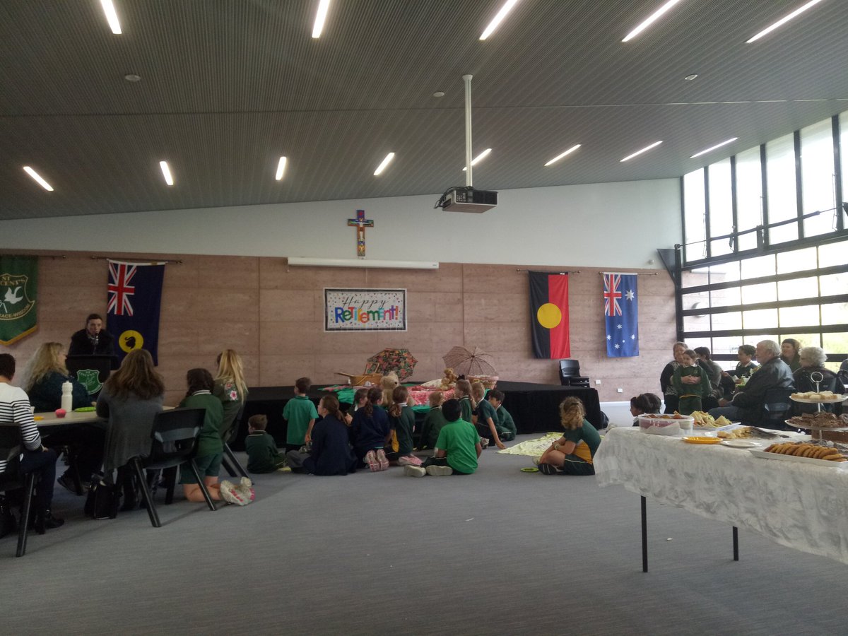 StVincentsPS's tweet photo. Yesterday, we celebrated our much loved, Mrs Iriks with a grand celebration to commemorate her retirement. #30YearsOfLoyalService #CEWA https://t.co/djJqMLlHxf