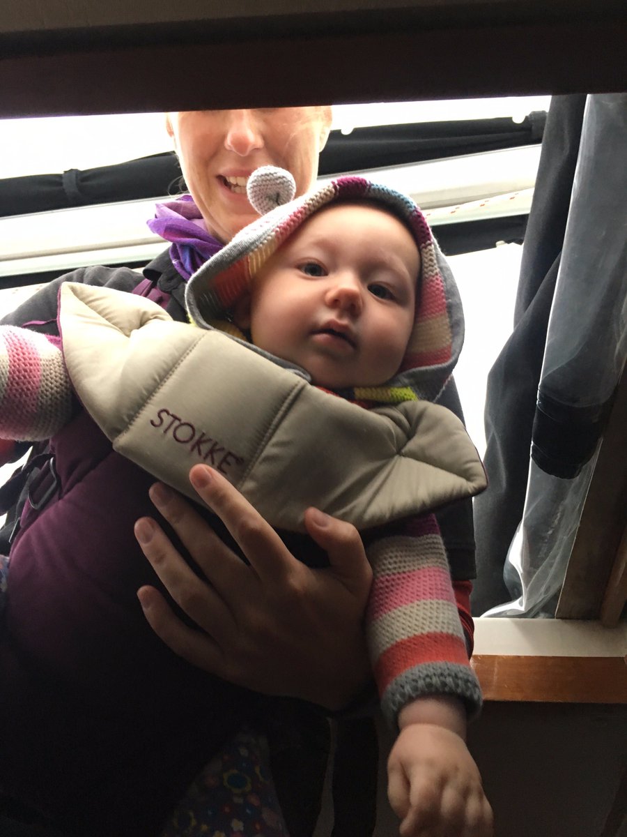 Could this be the youngest competitor sailing today? This little cutie is 7 month-old Freya Boden on Mufflon Noir, a Sigma 38. #raceforall