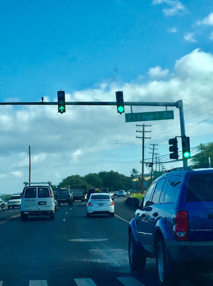 friendsand90s's tweet photo. Mrs. Fleming I thought of you during my travels... Fleming Road, Maui, HI! https://t.co/z3Ed6D1ZkS