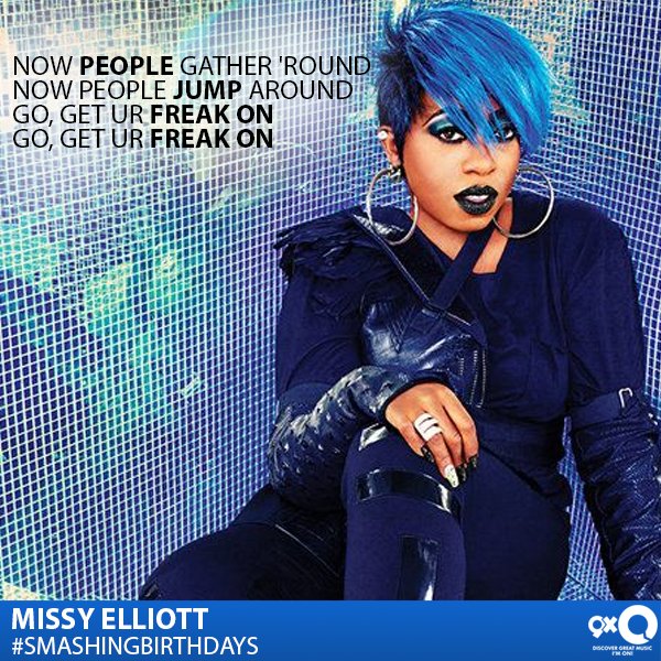 American rapper & Record producer Missy Elliott celebrates her today!

Happy Birthday Missy! 