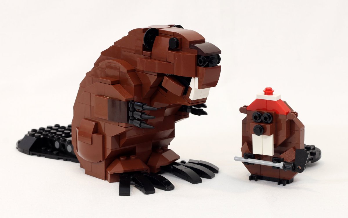 jasonallemann's tweet photo. Happy Canada Day, eh! #LEGO #Canada150th #Beavers https://t.co/u6yWzdeYeH