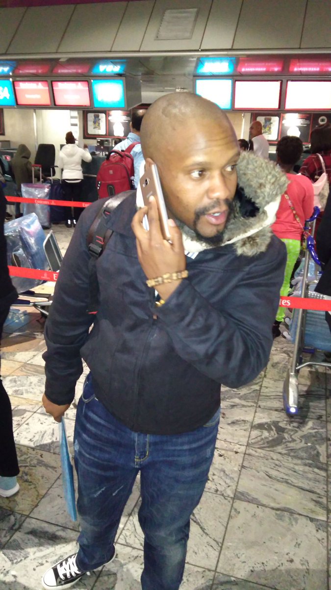 Ndlovu_N1's tweet photo. @ActivateZA Frans is finally in line to check in for his India trip.
#SwitchProgram #CommittedToChange https://t.co/mL71314jEA