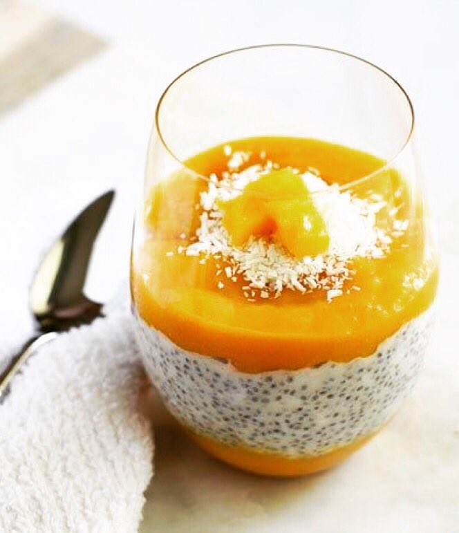 MiiTea_au's tweet photo. Snack time - Mango &amp; Coconut Chia Pudding 🤤🍨 Full recipe on Facebook page - https://t.co/n7L8BT5BE5 #yum #health #food #recipe https://t.co/Kmr0SJQ7PV