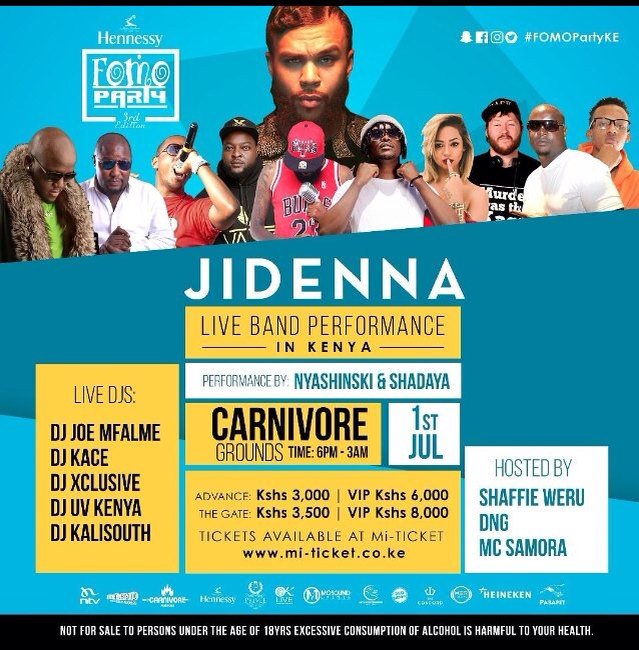 TerryLeakes_254's tweet photo. #NairobaeIGTour

Its a star studded event  @FomoParty 😻 @Jidenna will be live 😻 #FOMOPartyKE @PriveeWestlands https://t.co/IX3RY4Kw2c
