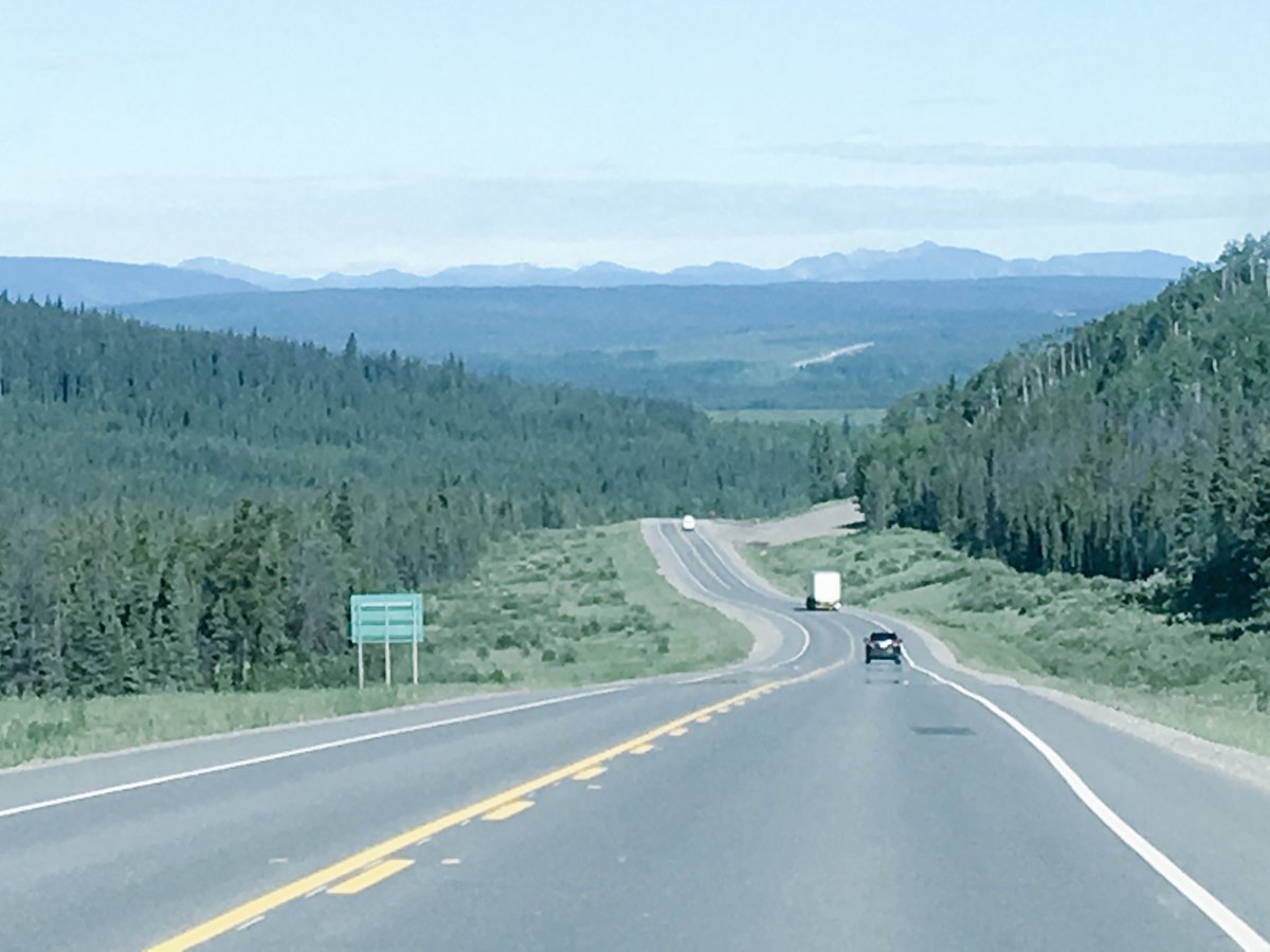 Stunning! Photos do not do it justice. #alaskahwy BC  #sue150 #onourway2tuk #MyWonderfulCanada