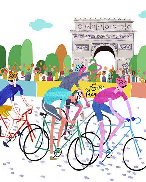 Diane_Ratican's tweet photo. #tourdefrance2017 #startstoday #July1st #198riders #4countries #famous #bikingevent #WhyLAPourquoiParis #nickluart https://t.co/ESEs3aDFc7